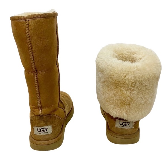 UGG CLASSIC II BOOT Tall Chestnut Size 6 - Picture 4 of 7